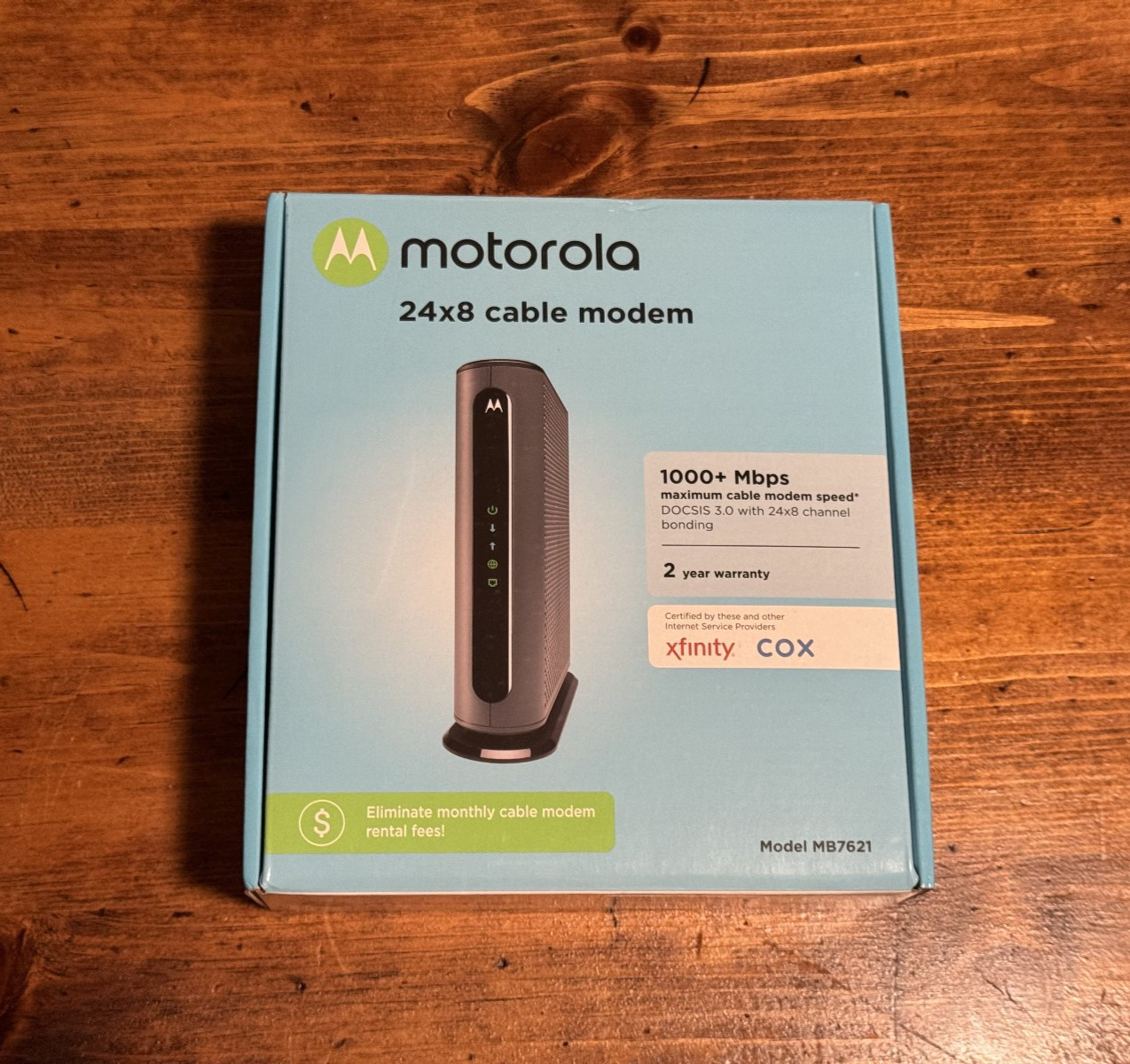 Motorola MB7621 1000 Mbps DOCSIS 3.0 Modem