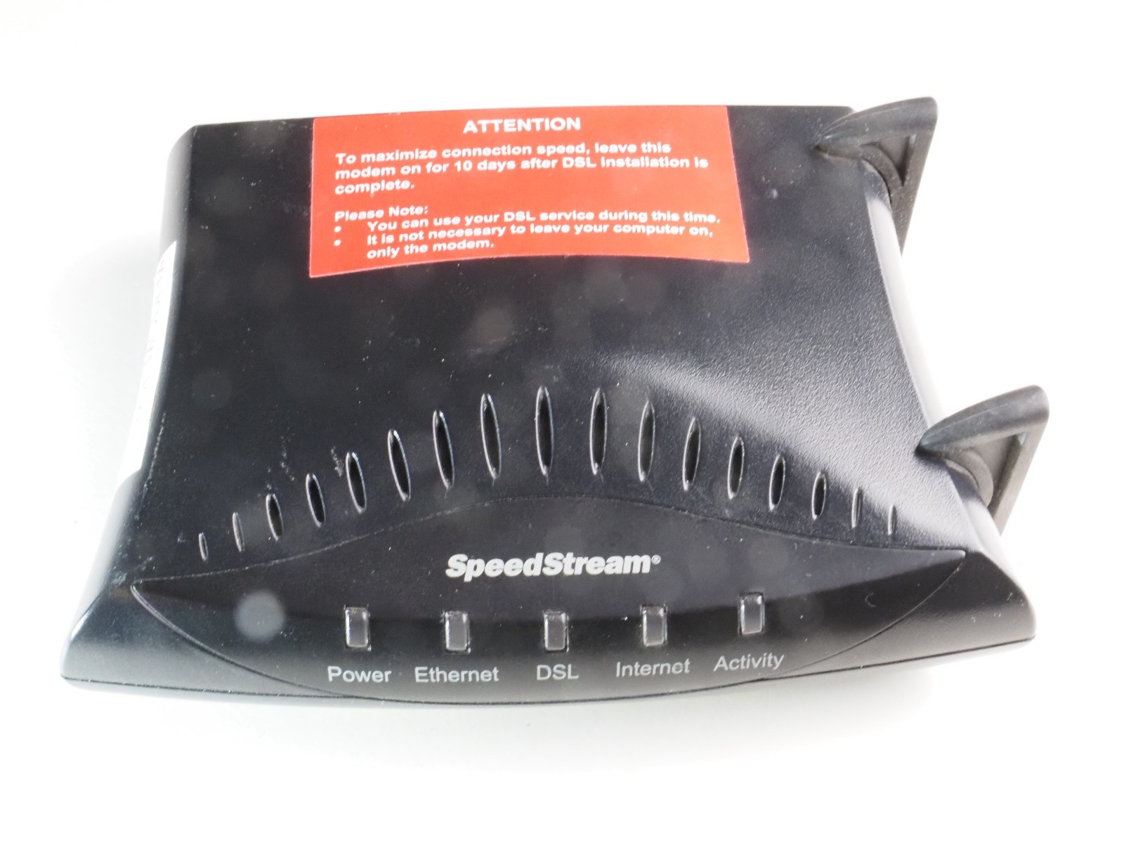 EX, TESTED, Efficient Networks SpeedStream 5100 ADSL MODEM and Power Supply