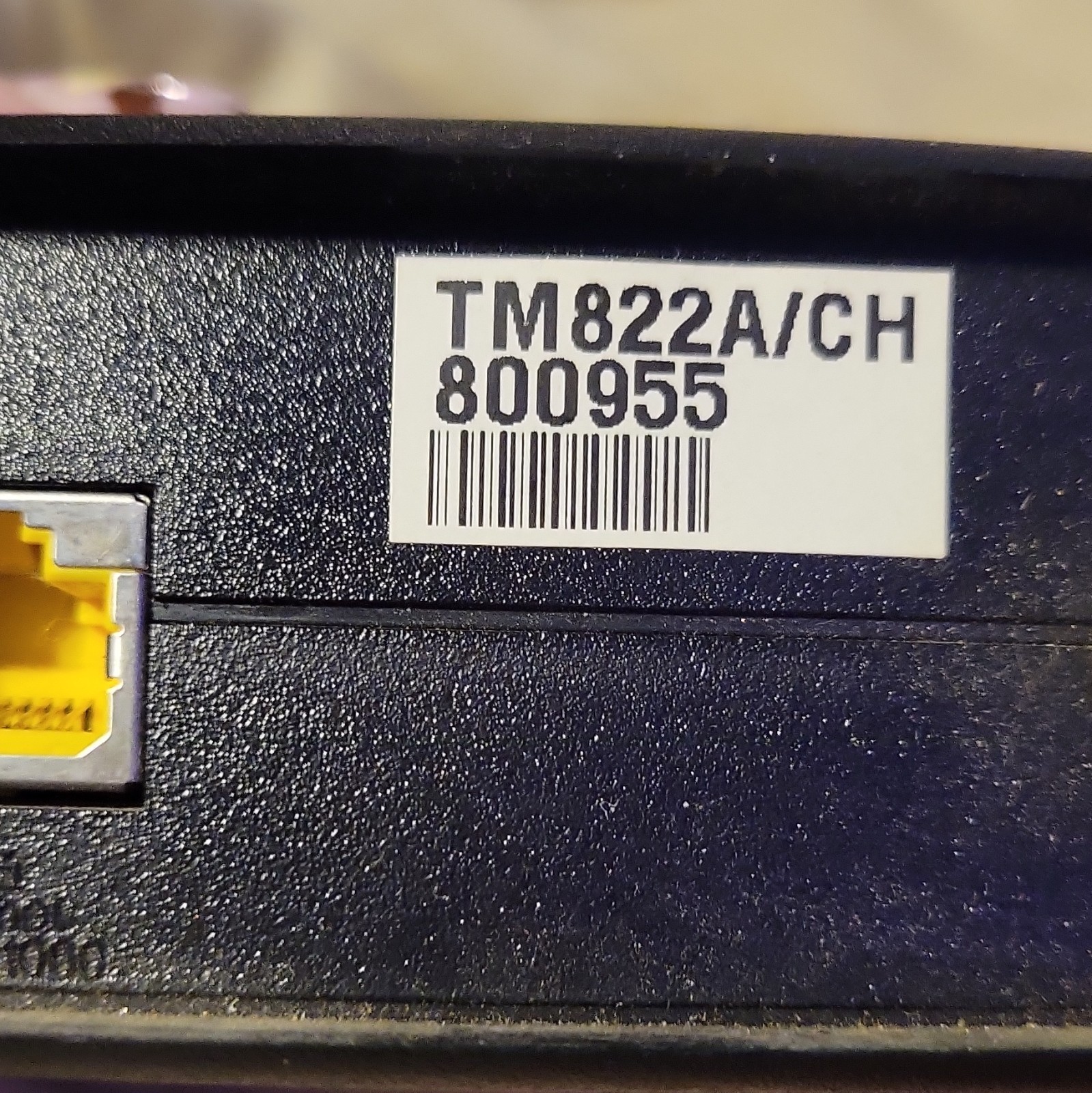 ARRIS TM822 DOCSIS 3.0 Cable Modem VoIP 343Mbps 1xLAN RJ11 Black