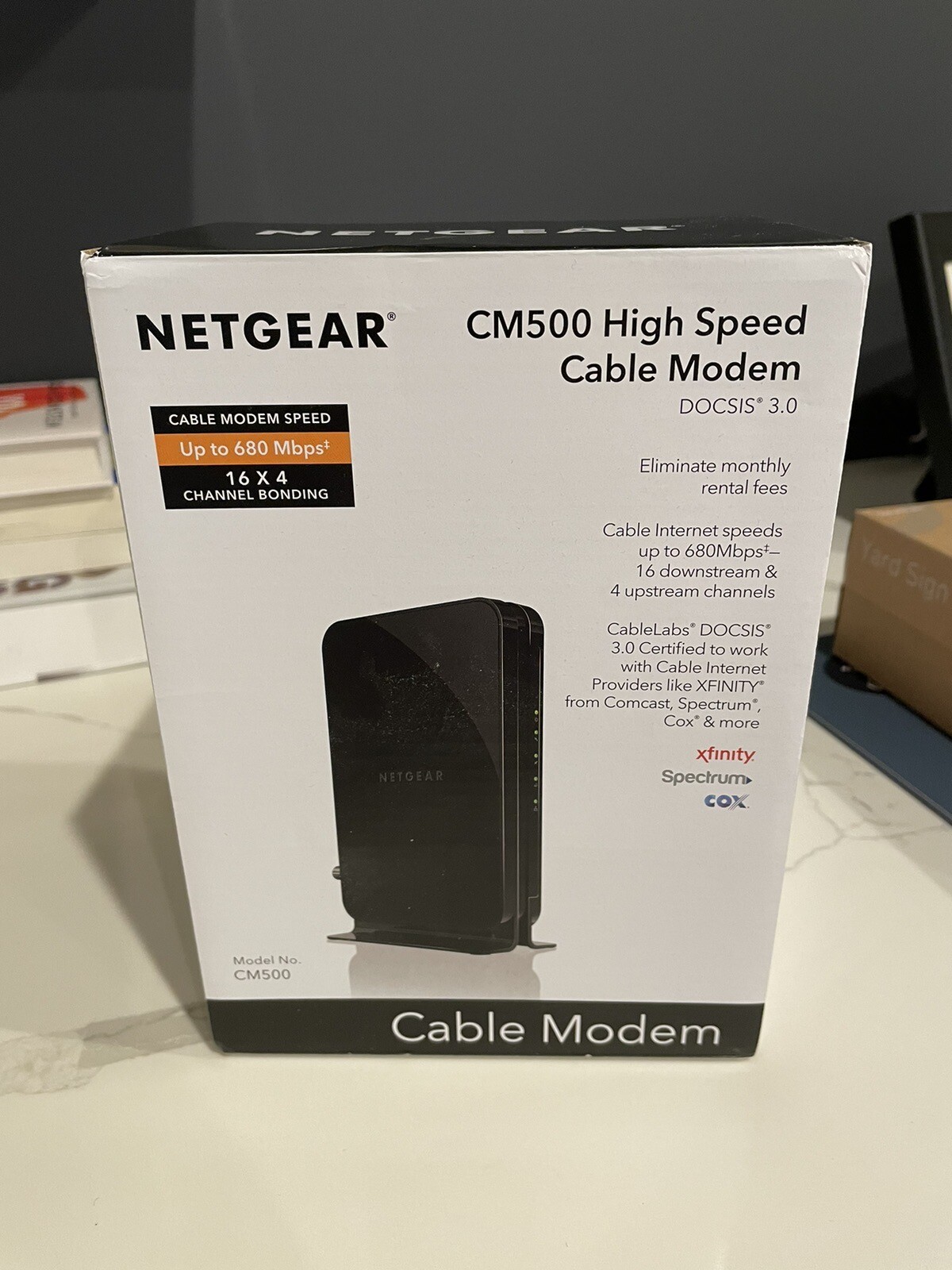 NETGEAR CM500 (CM500100NAS) 680 Mbps – Black