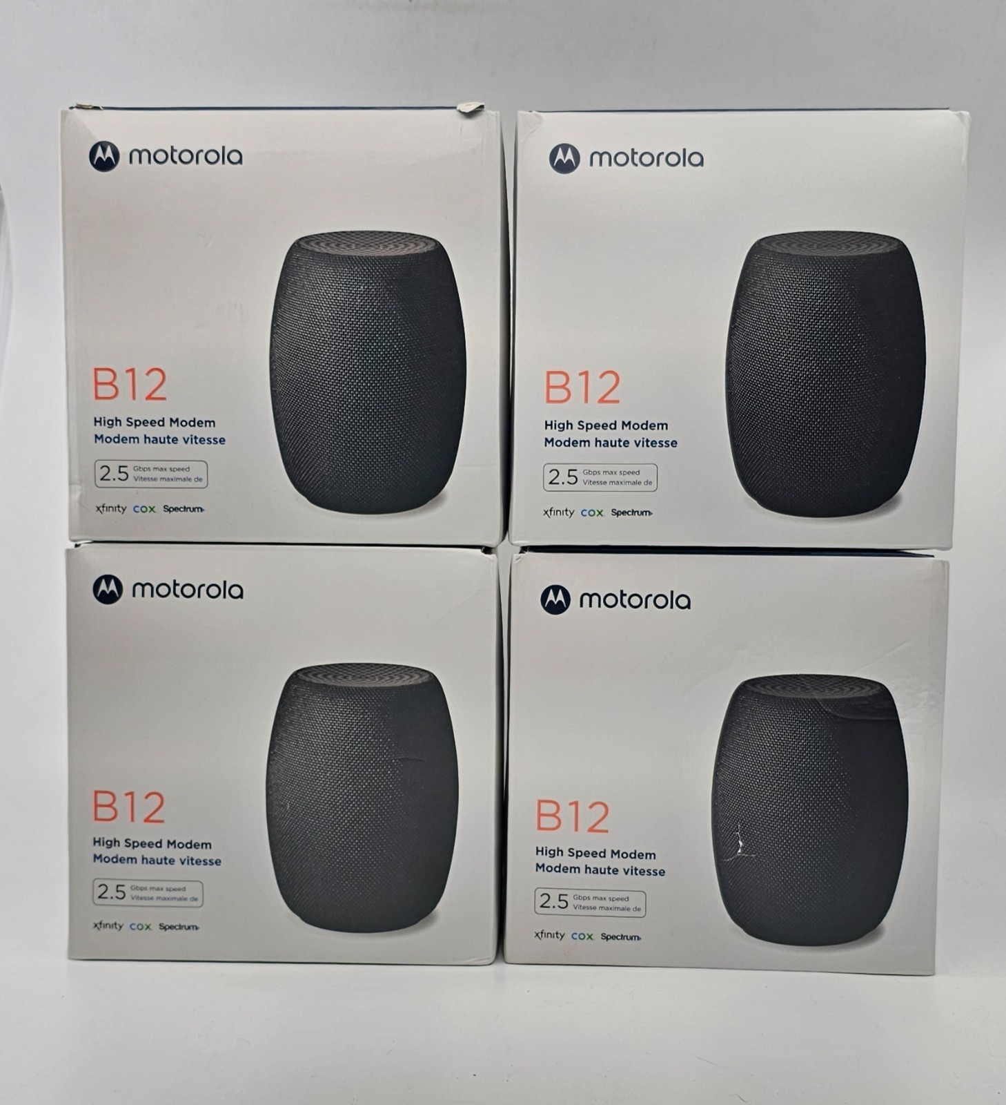 Motorola B12 DOCSIS 3.1 Cable Modem 2.5 Gbps RJ-45 Xfinity/Cox/Spectrum