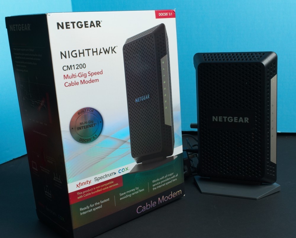 NETGEAR Nighthawk CM1200-100NAS DOCSIS 3.1 – Used Only 3 Months – Excellent Cond