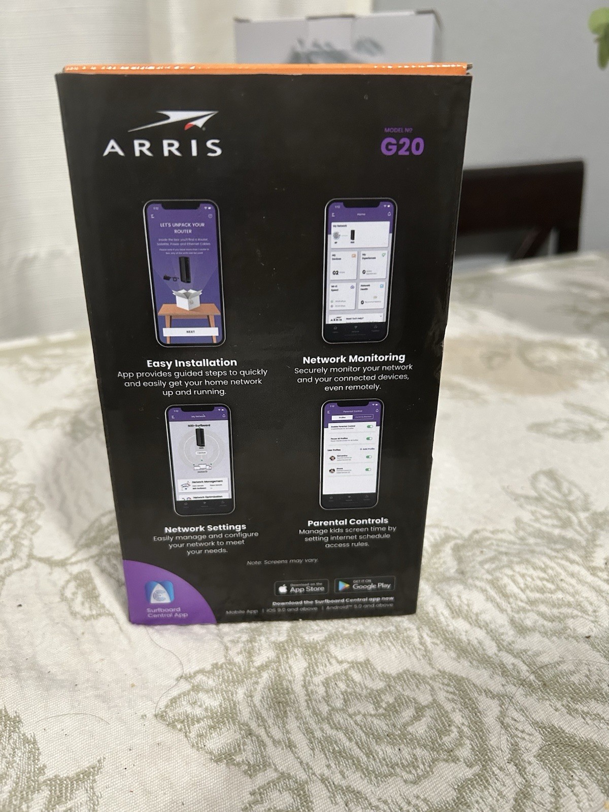 New & Sealed ARRIS G20 DOCSIS 3.1 Cable Modem & AX3000 WiFi 6 Router Free Ship!