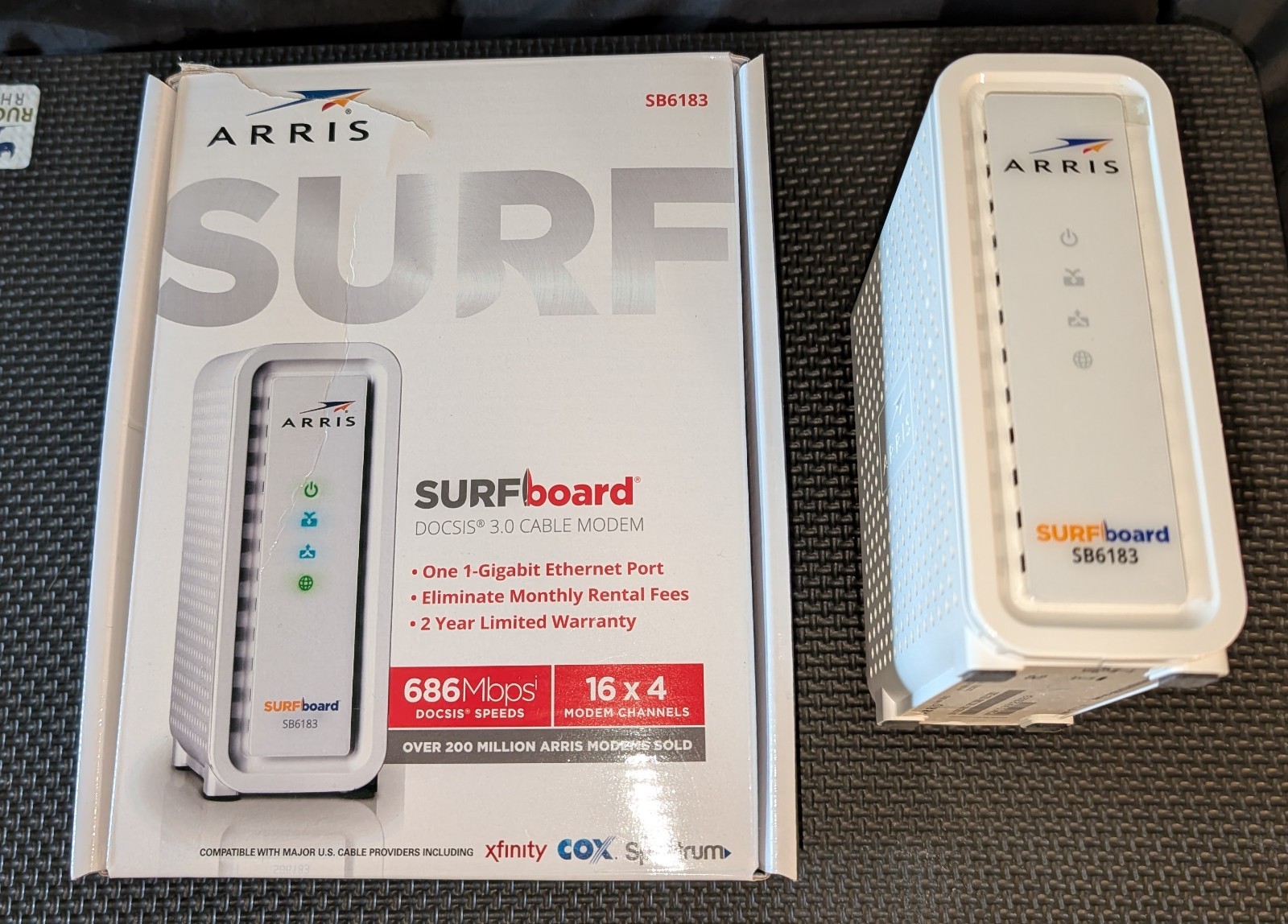 Arris SURF Modem Needed If Subscribe To Xfinity Cox Or Charter Spectrum SB6183