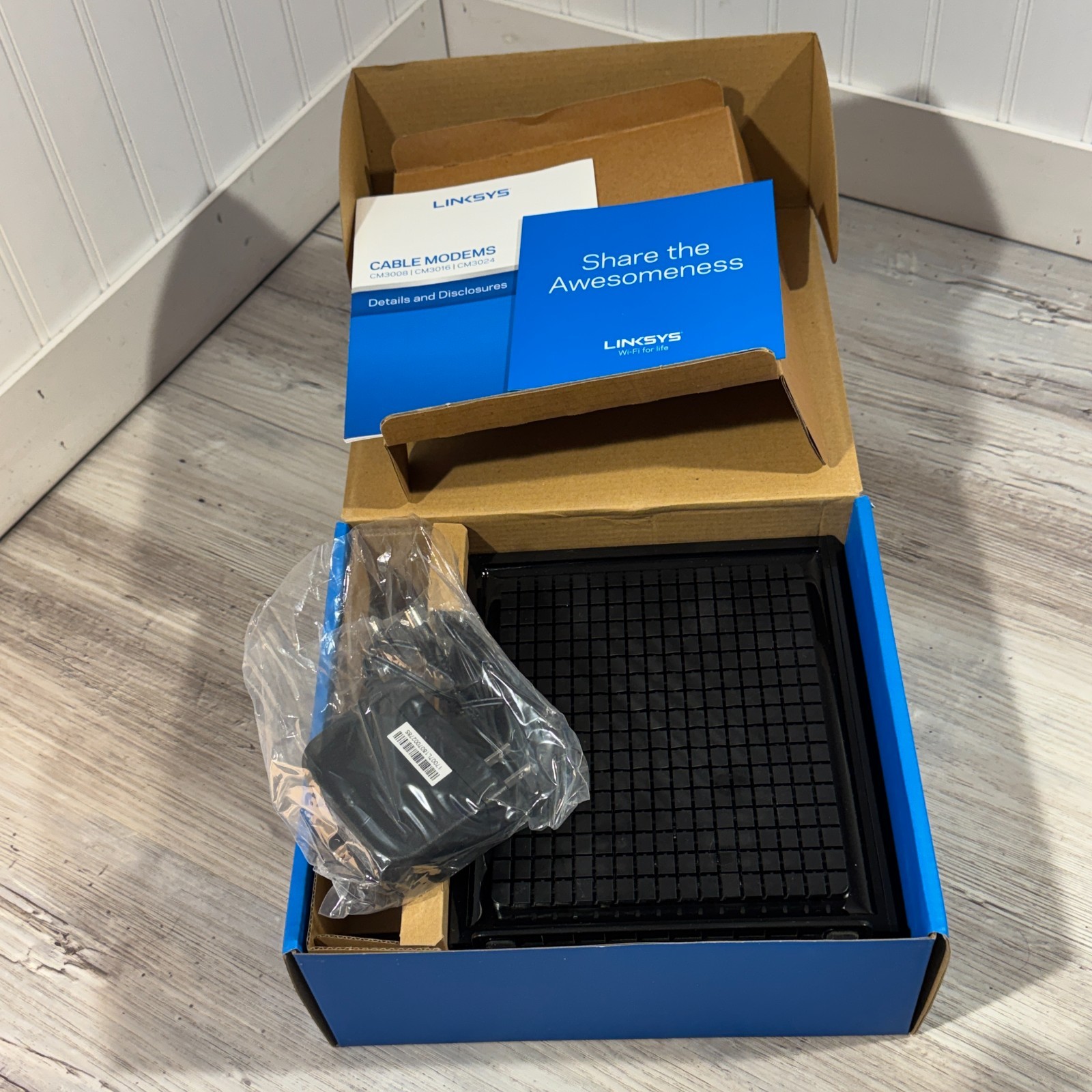 Linksys CM3024 High Speed Cable Modem DOCSIS 3.0 960Mbps Comcast Spectrum Cox