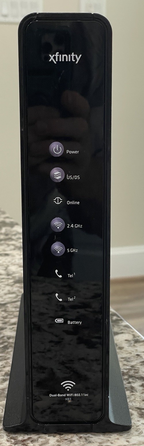 Xfinity Arris TG1682G Dual Band Wireless 802.11ac Router With Power Cord Works