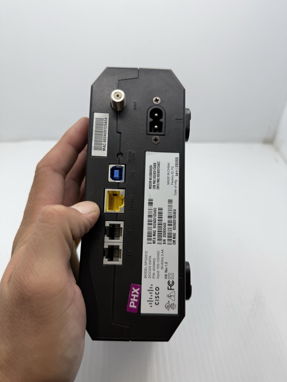 Cisco DPQ3212 DOCSIS 3.0 Cable Modem