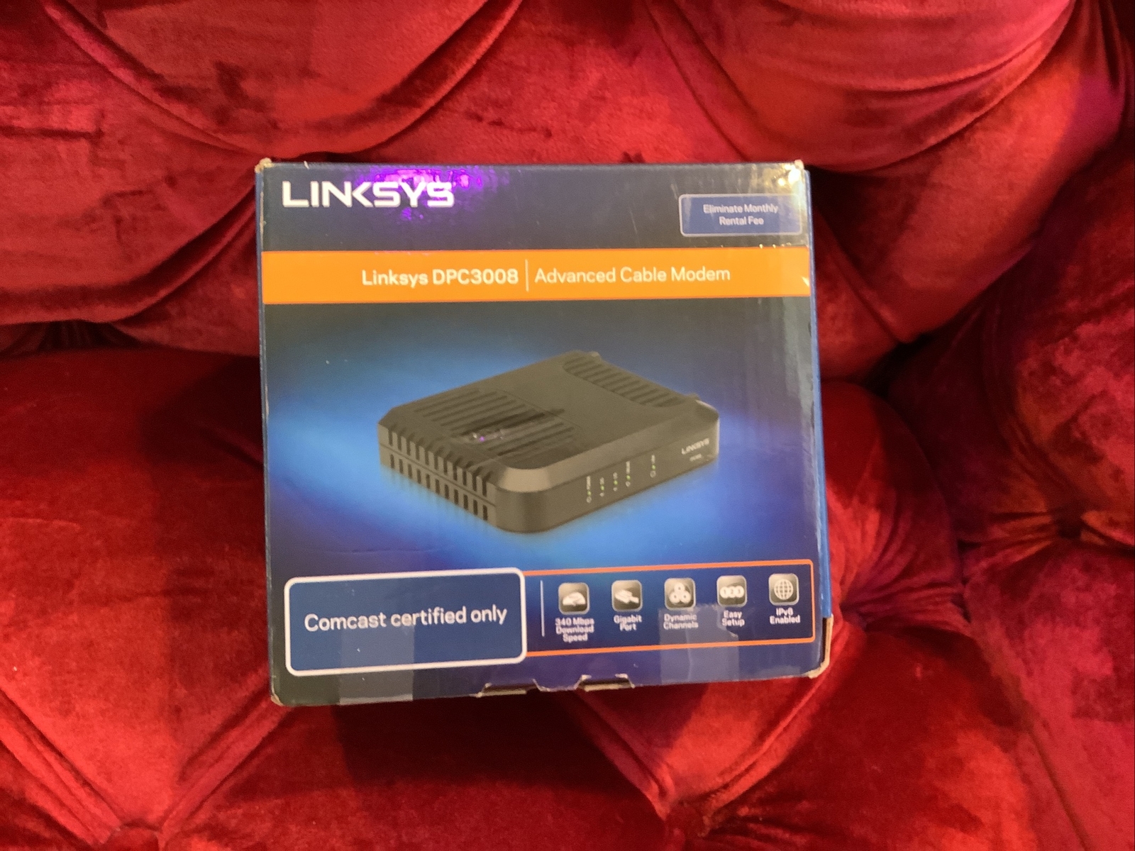 BRAND NEW – CISCO Linksys DPC3008 Advanced DOCSIS 3.0 Cable Modem