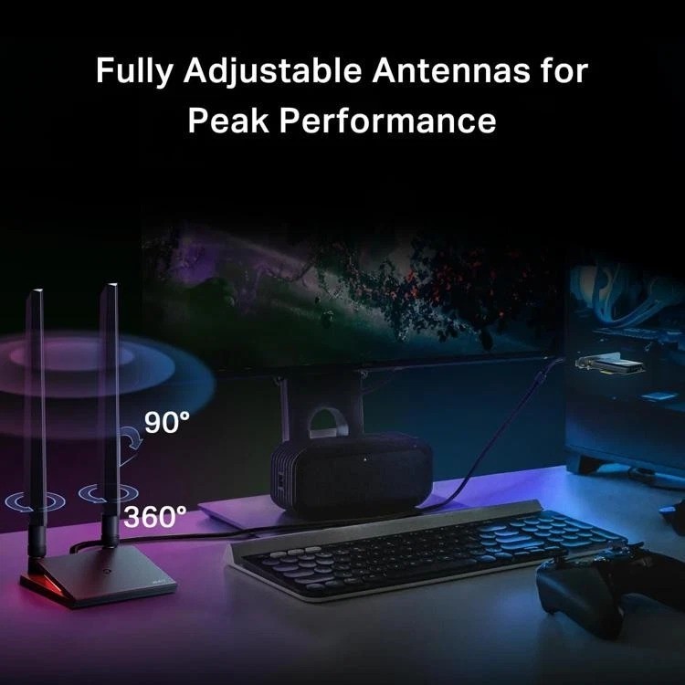TP Link BE9300 WiFi 7 Bluetooth PCIe Adapter Tri-Band Bluetooth 5.4 TBE550E🔥