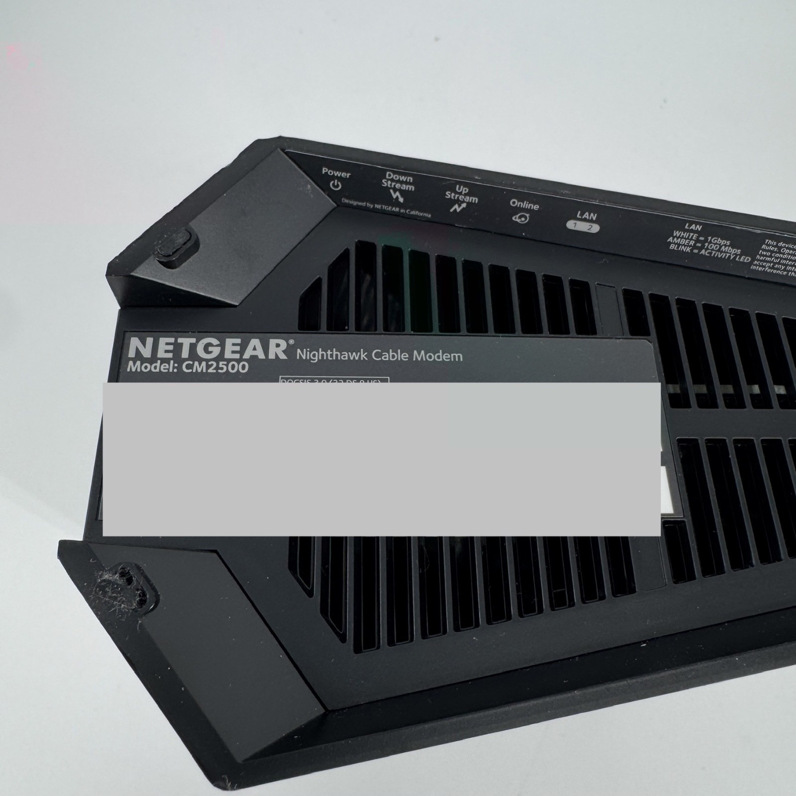 NETGEAR Nighthawk CM2500 DOCSIS 3.1 Cable Modem