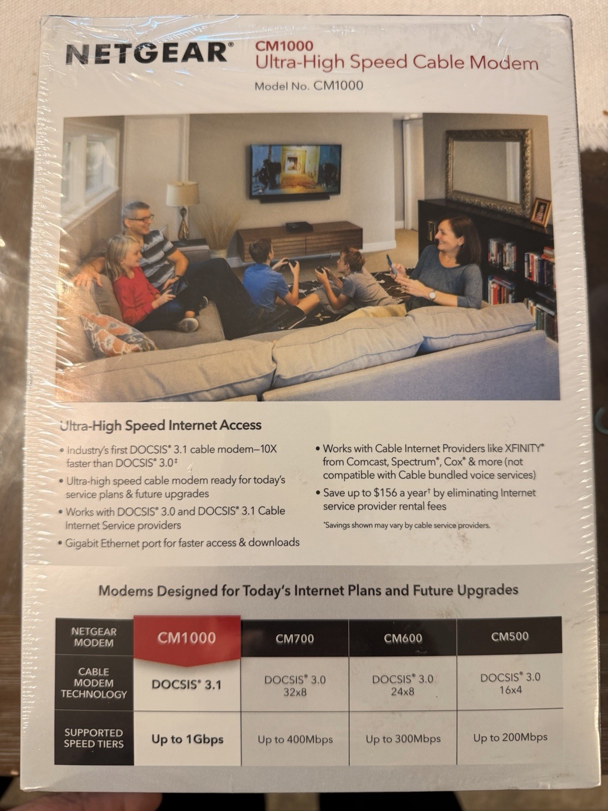 Netgear CM1000 High Speed Cabel Modem – Up to 1GBPS