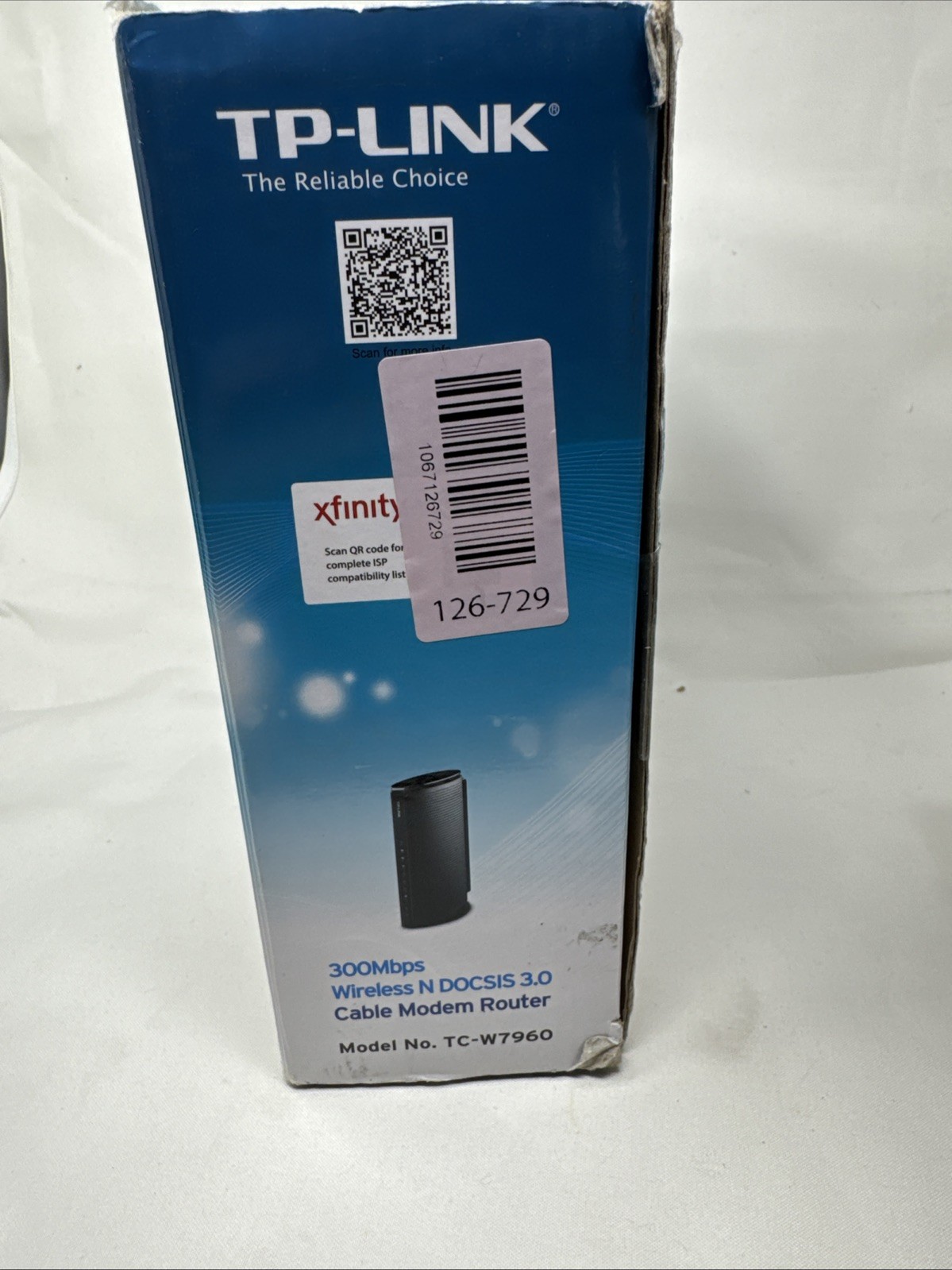 TP-Link TC-7610 300Mbps Wireless N DOCSIS 3.0 High Speed Cable Modem Gigabit NEW