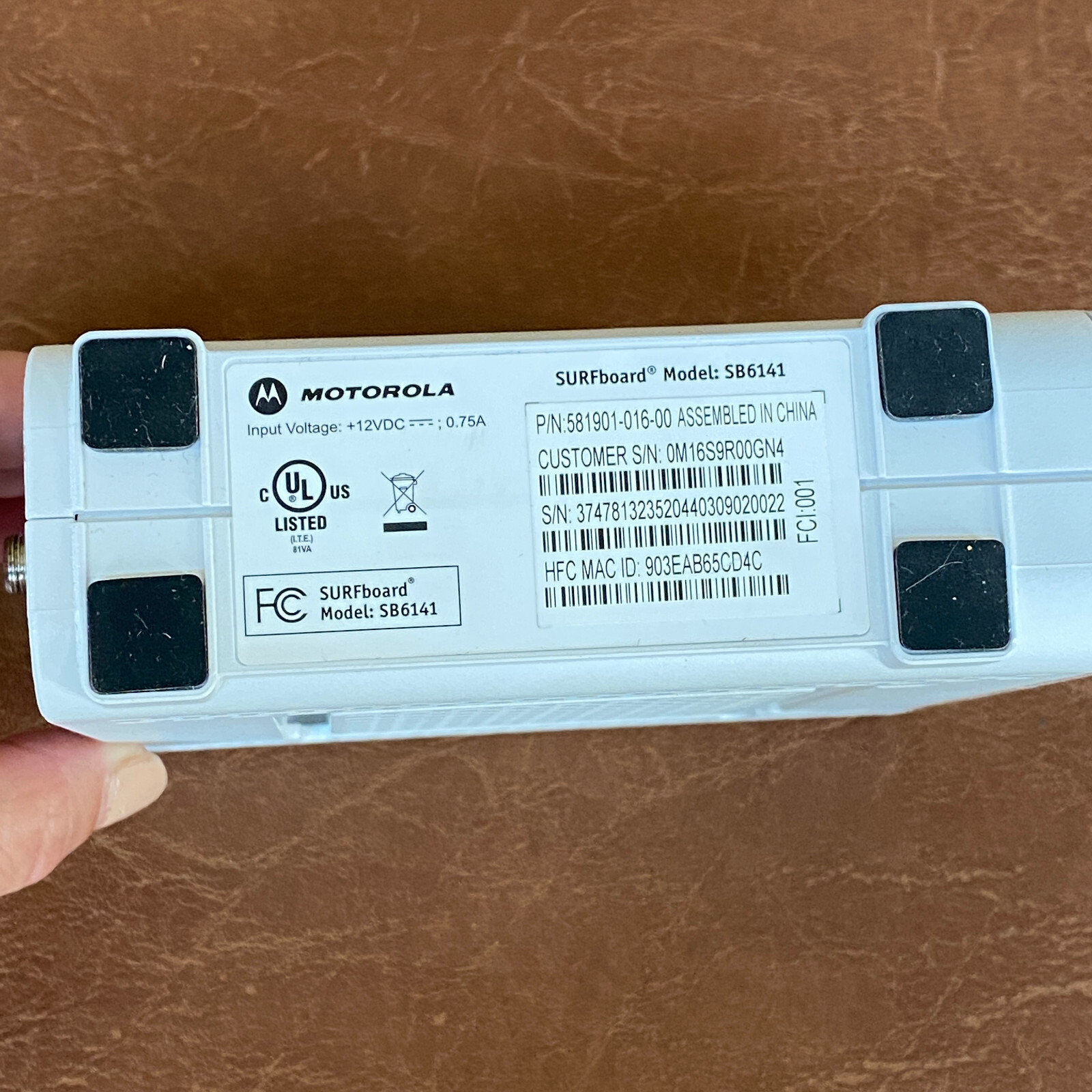 ARRIS SURFboard SB6141 Docsis 3.0 Cable Modem