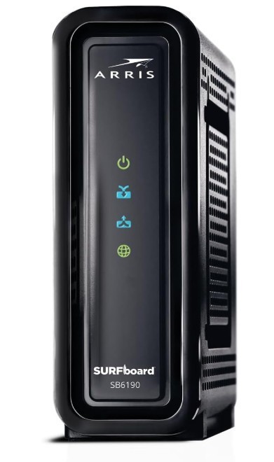 ARRIS SB6190 DOCSIS 3.0 Cable Modem 32×8 Gigabit 800Mbps
