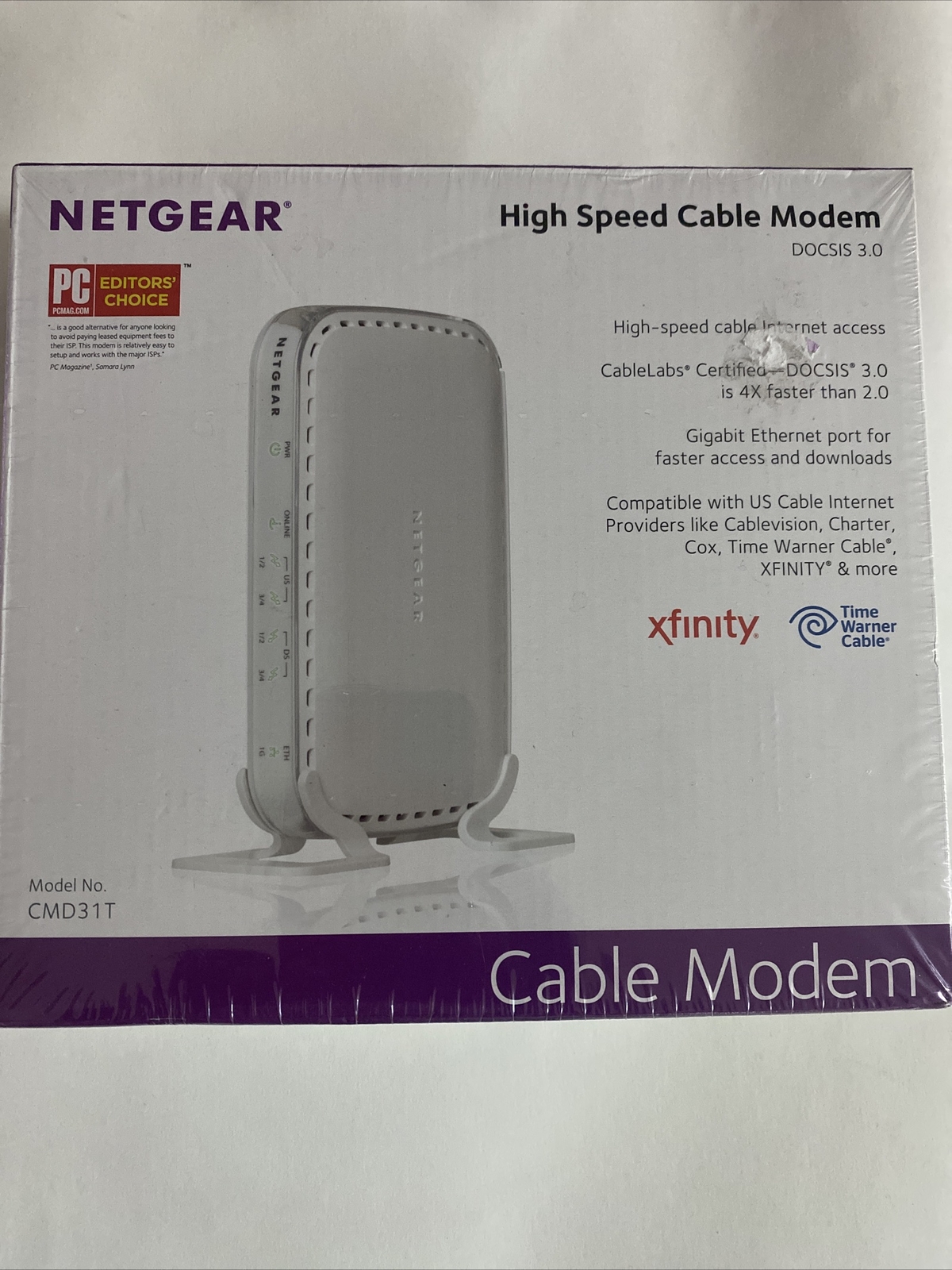 NETGEAR CMD31T-100NAS 153.6 Mbps Brand New Sealed!!!