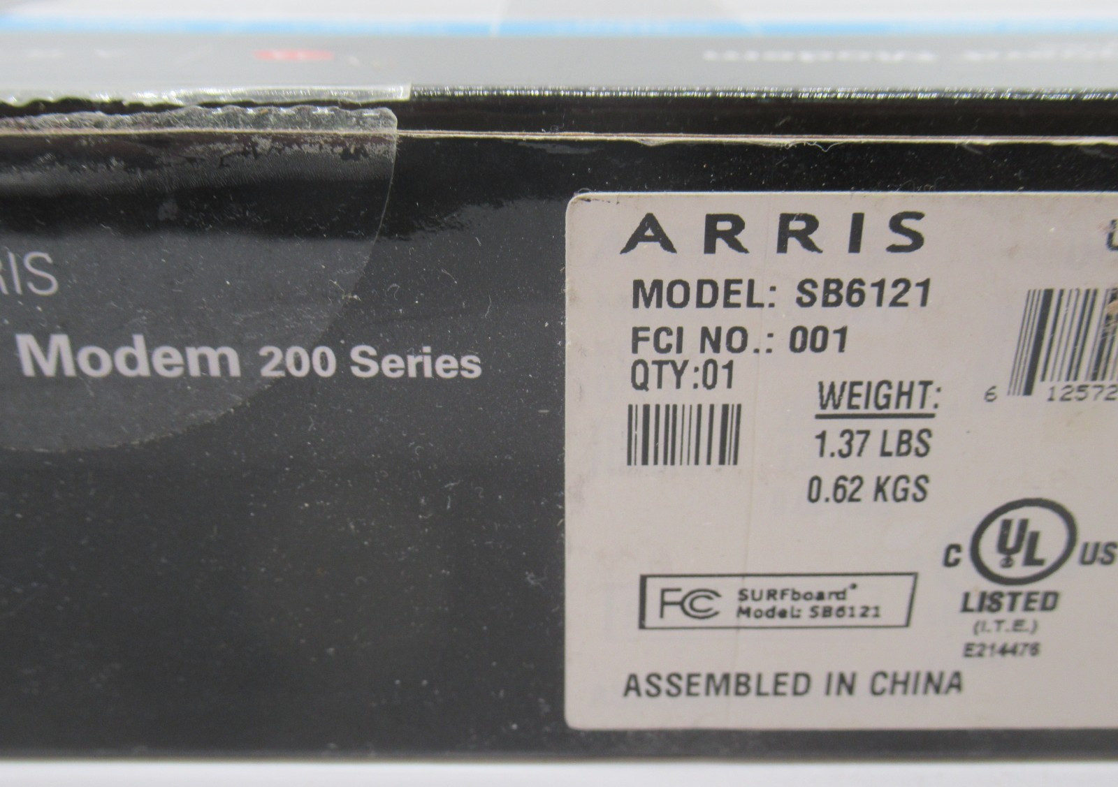 MOTOROLA ARRIS 200 SERIES SURFBOARD HI-SPEED DOCSIS 3.0 CABLE MODEM SB6121, IPV6