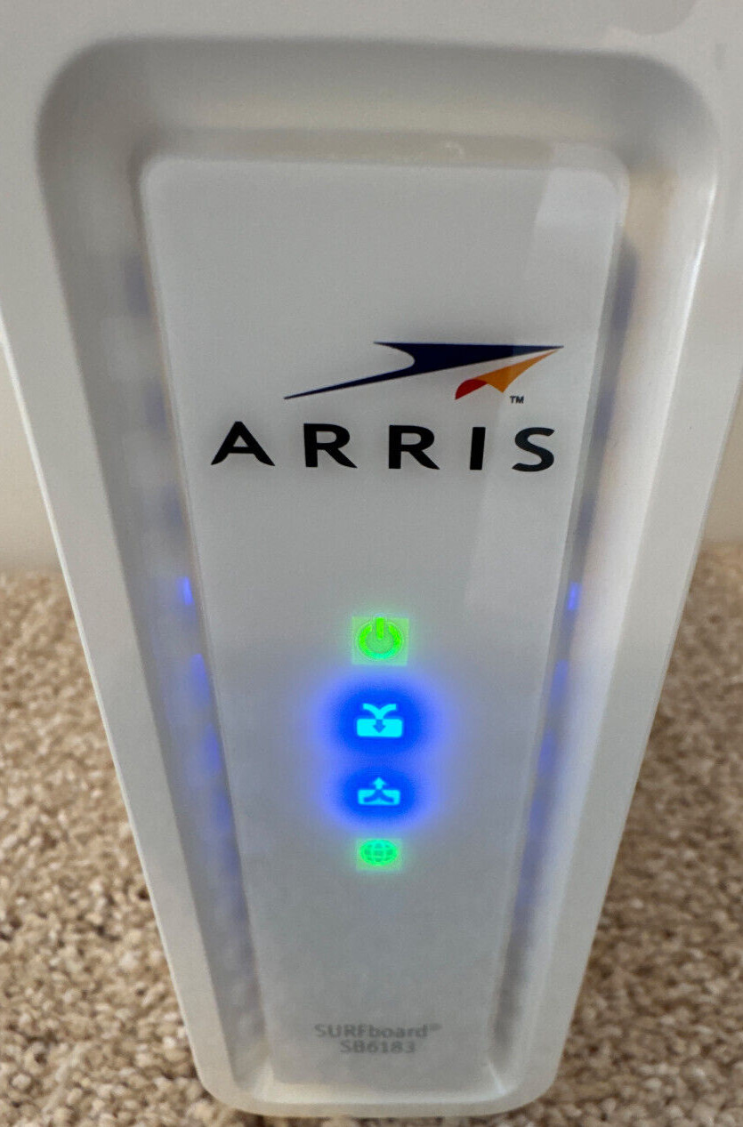 Arris SB6183 Surfboard Cable Modem 16X4 Channels DOCSIS 3.0 with AC cable