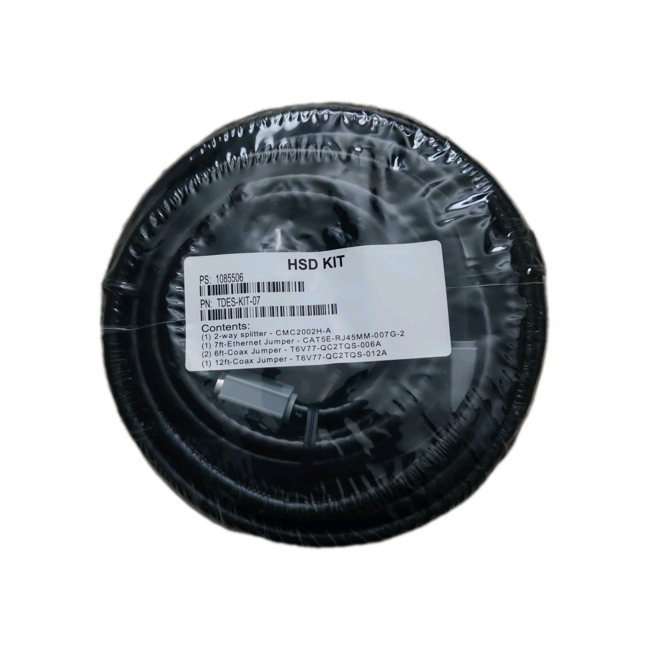 HSD Kit (2-way Splitter, 7ft Ethernet Jumper, 6ft & 12ft Coax Jumpers)