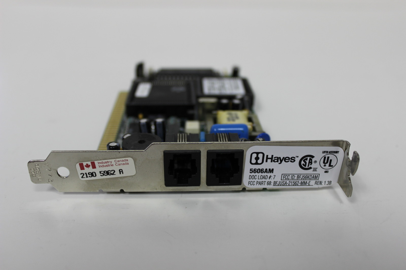 HAYES 5606AM ACCURA 14.4 + FAX ISA SHORT HALF CARD MODEM ACCURA 144