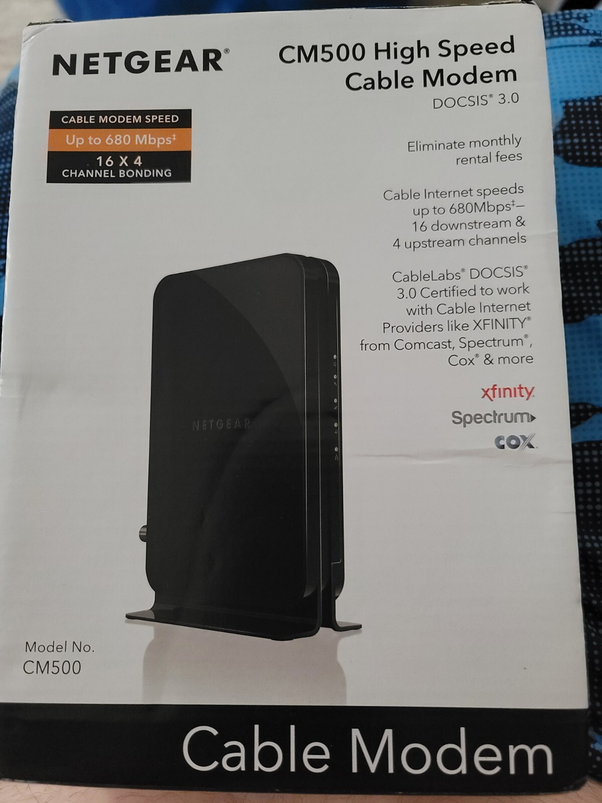 Netgear CM500 DOCSIS 3.0 680 Mbps High Speed Cable Modem 2 Pack