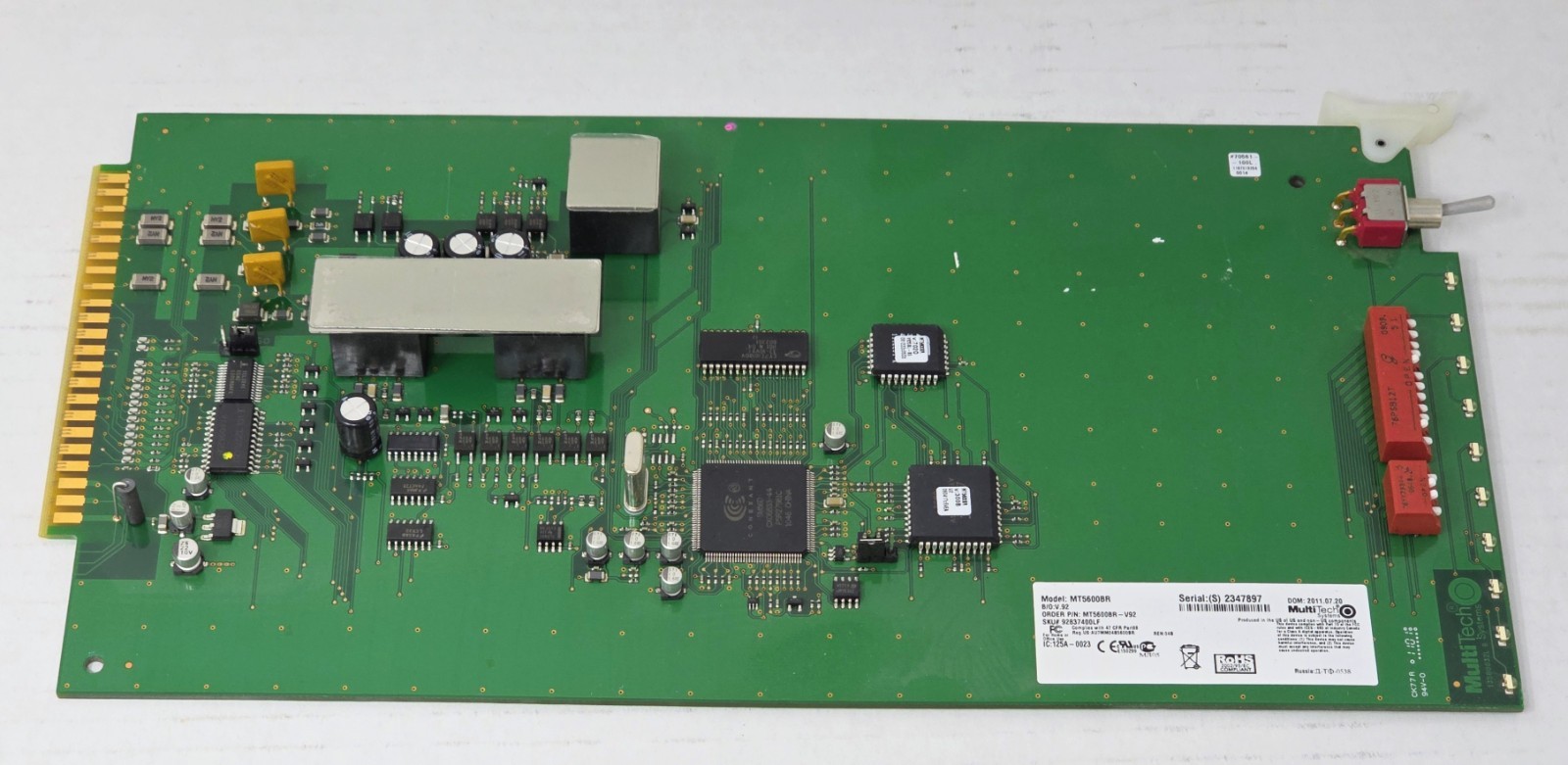 MultiTech Systems MT5600BR-V92 MultiModem Board Module