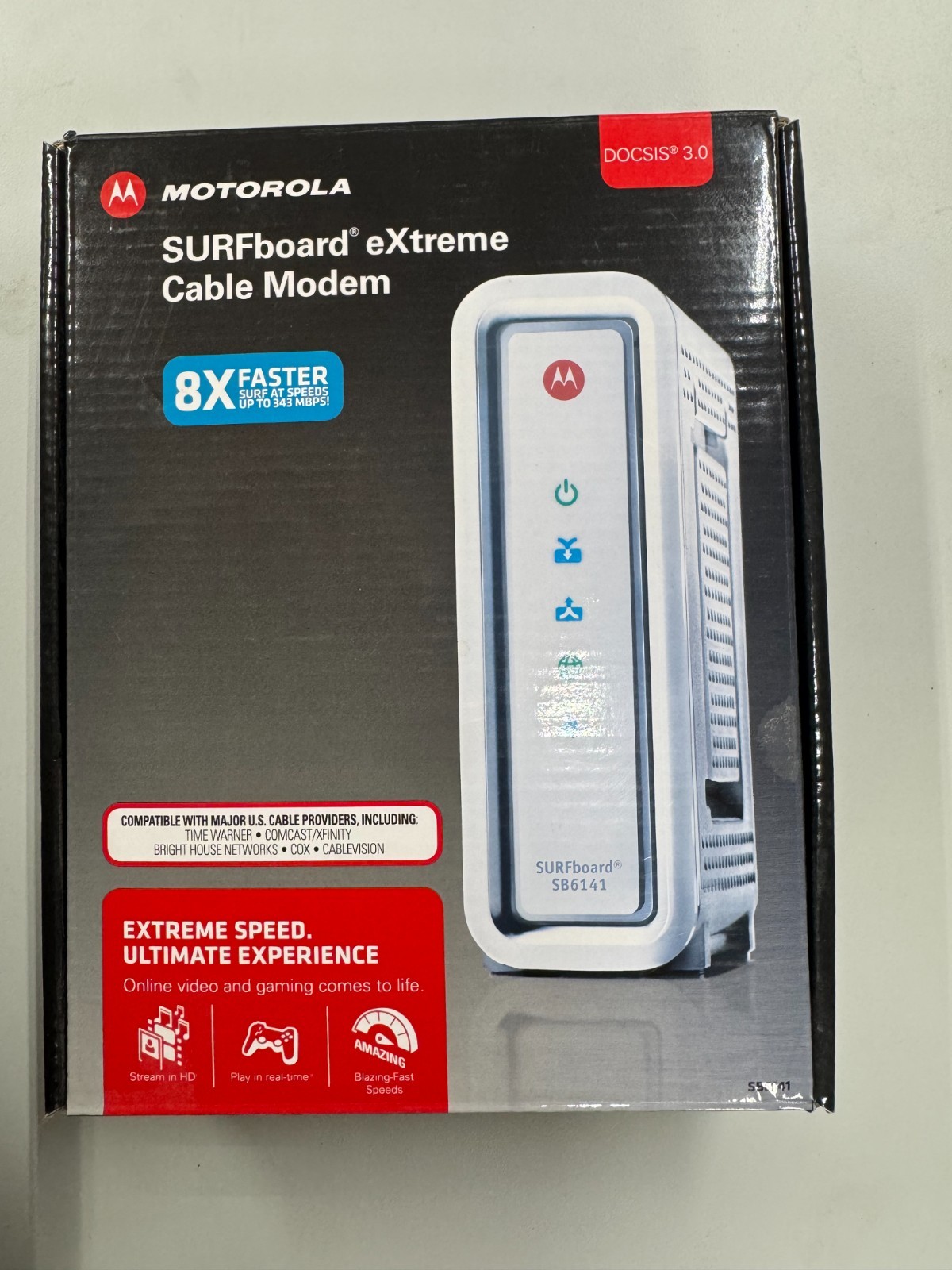 Arris Motorola SURFboard surf board SB6141 Cable Modem