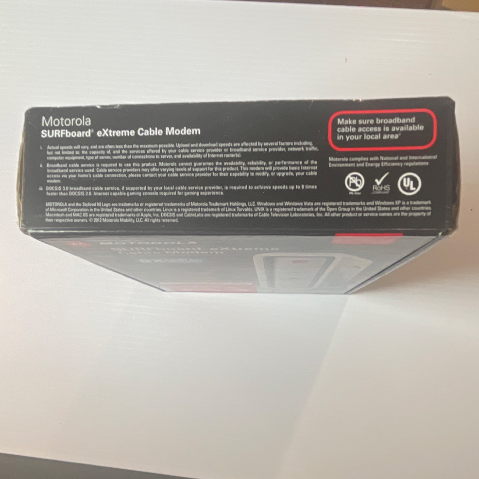 Motorola SURFboard SB6141 DOCSIS 3.0 Cable Modem 343 Mbps, 1x Ethernet