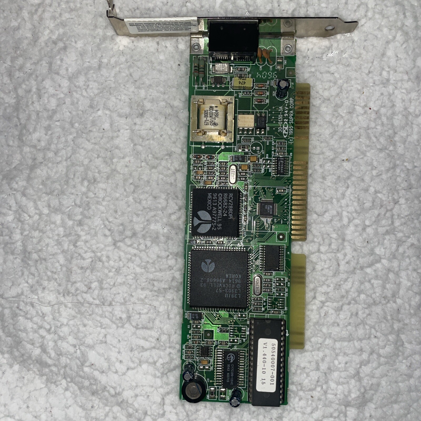 SUPRA CORP SUPRAEXPRESS 288i PnP ISA 28.8 INTERNAL MODEM W/ OTHER MIXED MODEMS