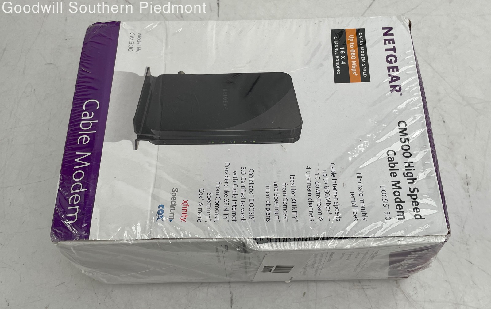 NETGEAR CM500 DOCSIS 3.0 680Mbps Cable Modem – New