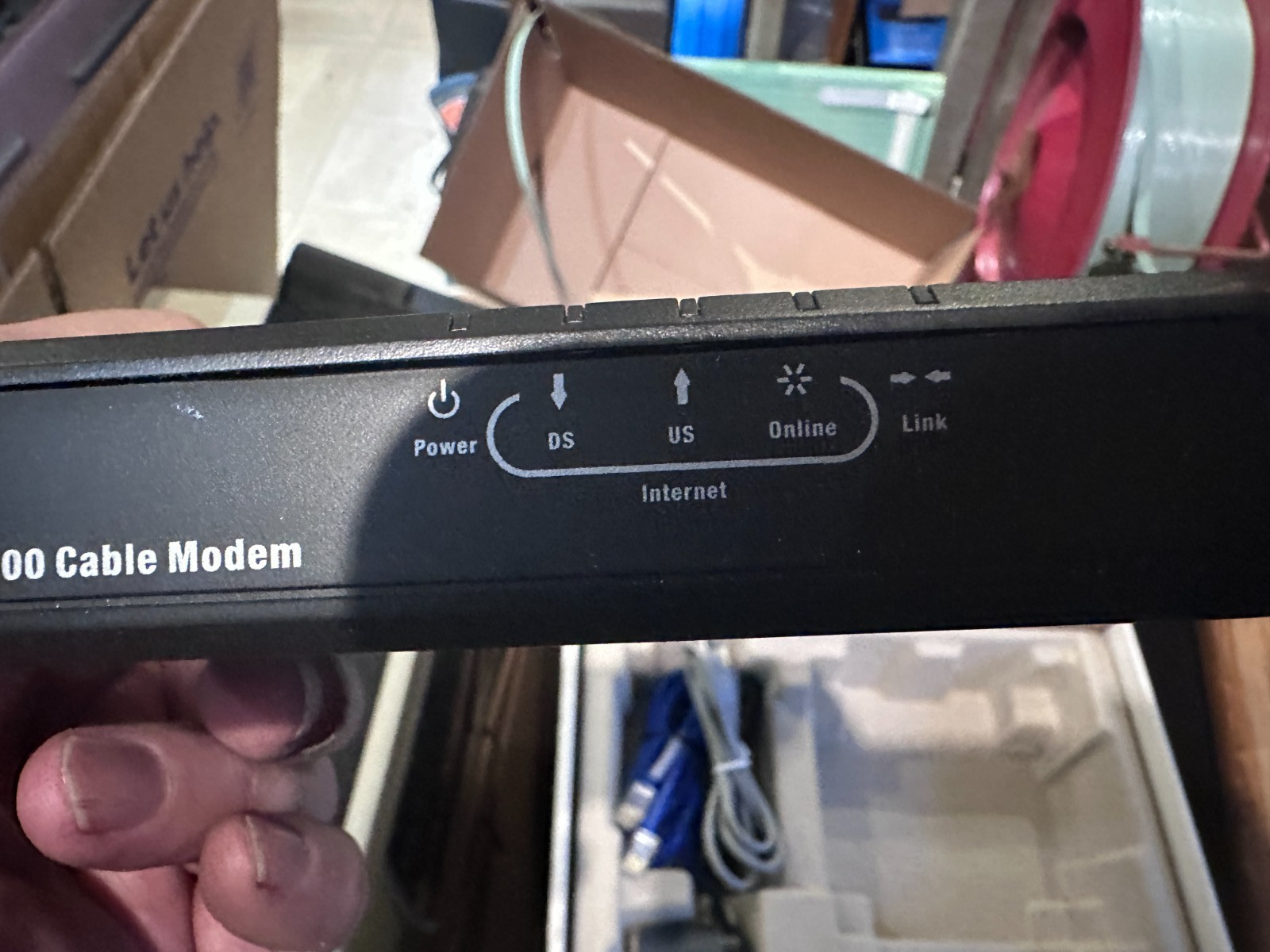 Linksys CM100 Cable Modem w/Ethernet Connections – REFURBISHED