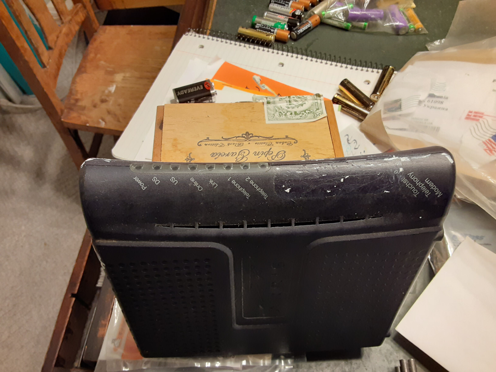 Arris Touchstone Upgradeable Model: TM502A Cable Telephony Modem