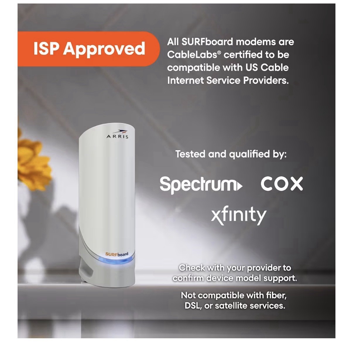 Product Photos! ARRIS SURFboard S33 DOCSIS 3.1 Cable Modem 3.5Gbps 2.5GbE 2-Port