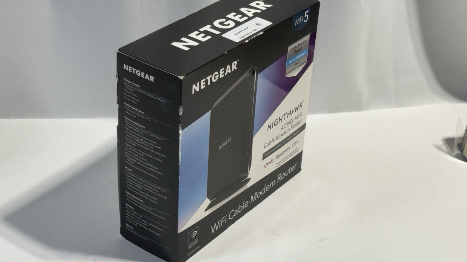 Netgear Nighthawk AC1900 WiFi Cable Modem Router