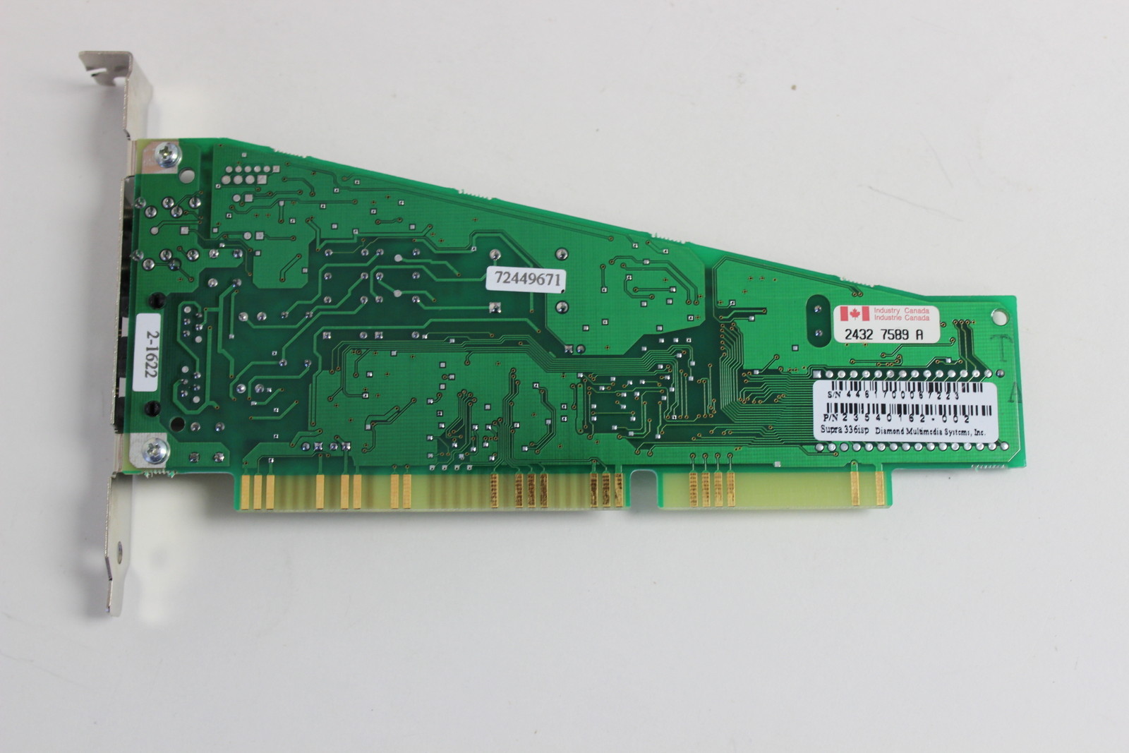 DIAMOND 23540162-002 33.6 ISA SUPRA 336ISP INTERNAL MODEM 22540001-002