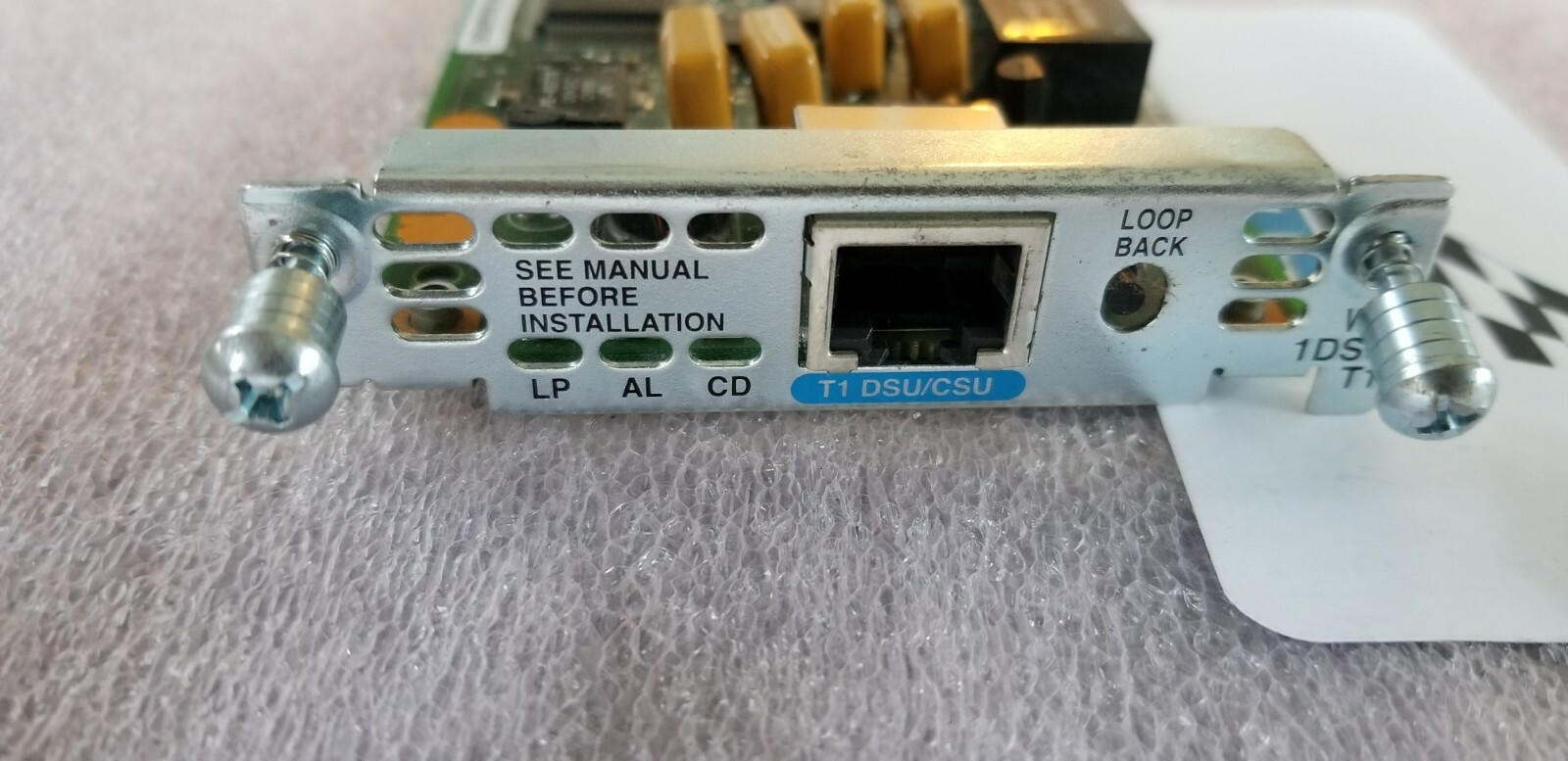 Cisco WIC-1DSU-T1 1-Port T1/Fractional T1 DSU/CSU WAN Interface Card 2461 8792 A