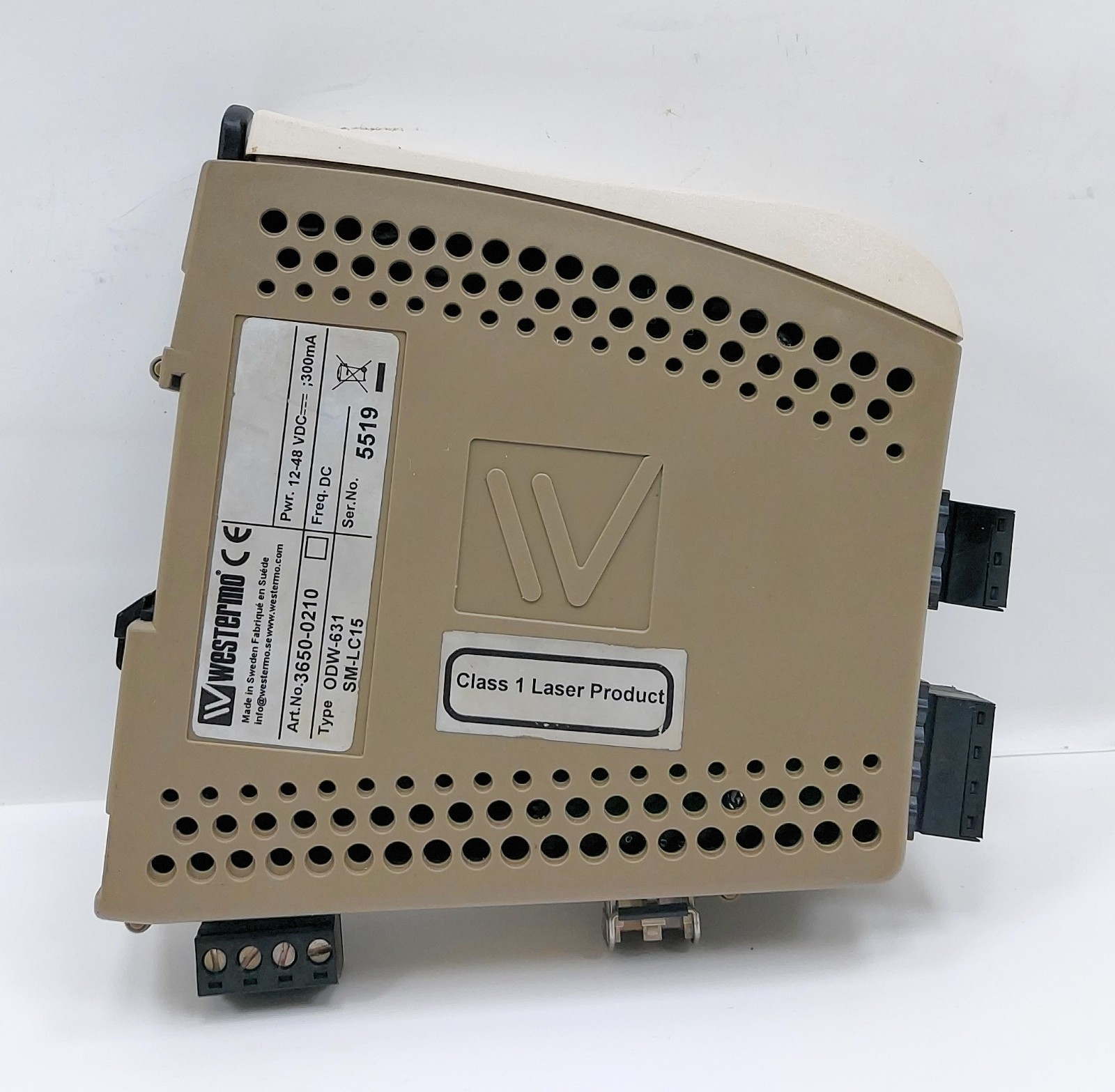 Westermo Fiber Optic Modem ODW-631 SM-LC15 RS-485 to Single Mode 3650-0210