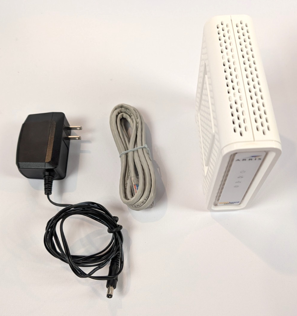 ARRIS SURFboard SB8200 DOCSIS 3.1 10 Gbps Cable Modem 2 Gigabit Ports CIB