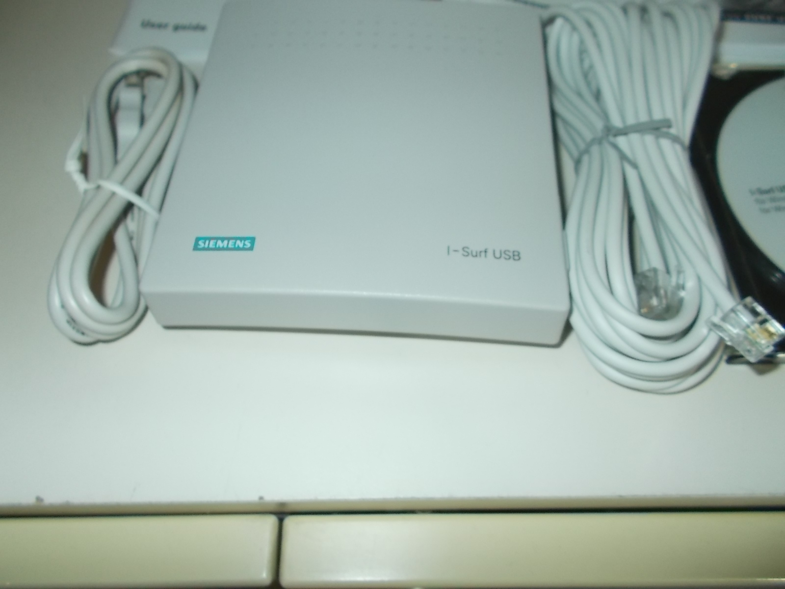 Siemens I-Surf USB, ISDN Modem, Includes Cable / Instructions / CD. #K-481-02