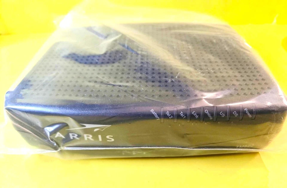 BRAND NEW ARRIS TOUCHSTONE TM822G DOCSIS 3.0 CABLE MODEM TELEPHONY VOIP +BATTERY