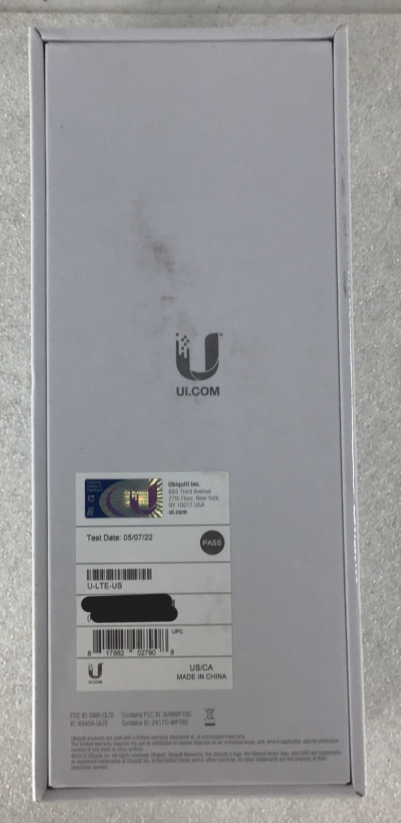 Ubiquiti U-LTE-US Redundant WAN over LTE 2×2 Category 4 LTE Radio Access Point