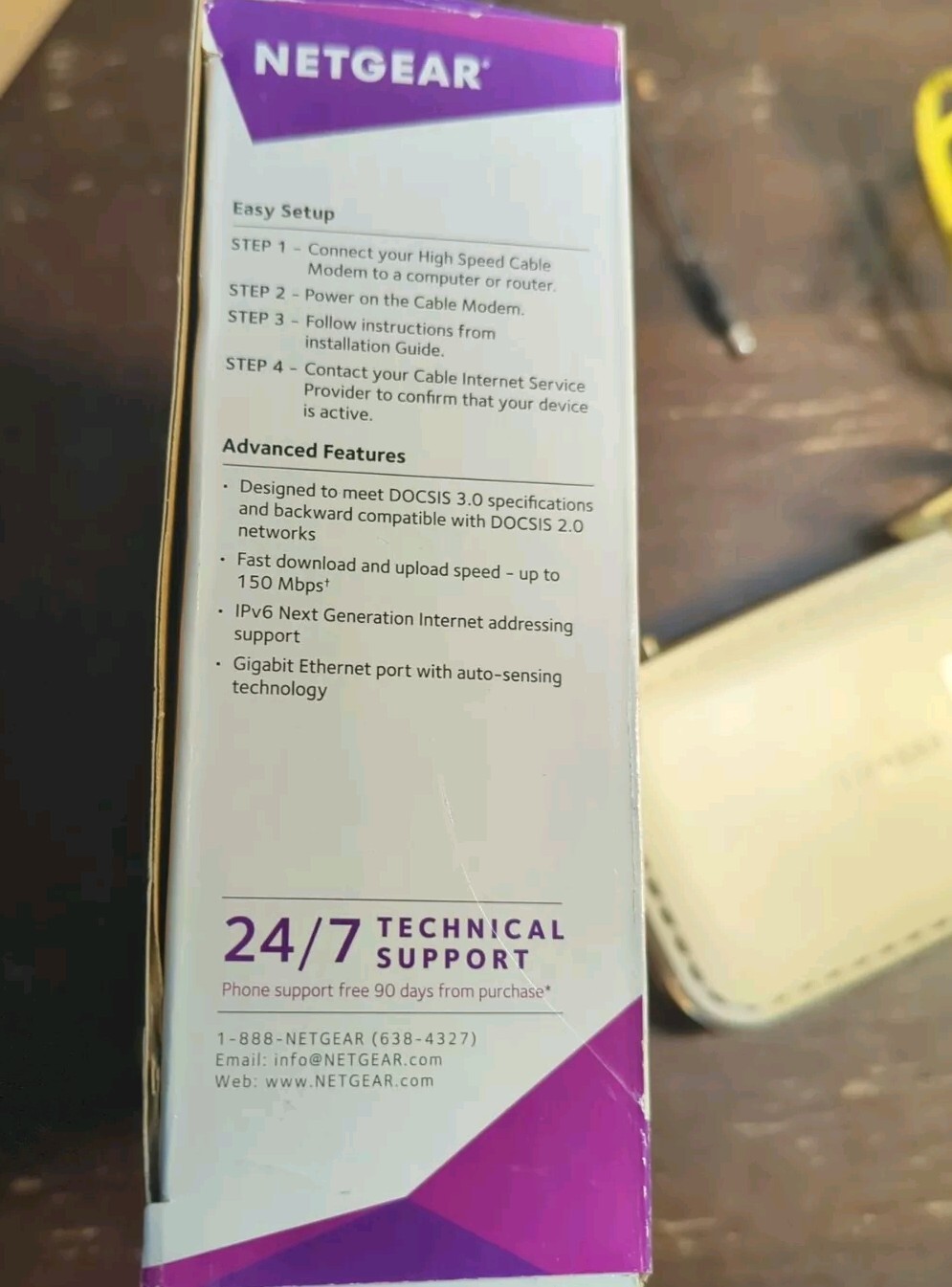Netgear Highspeed cable modem