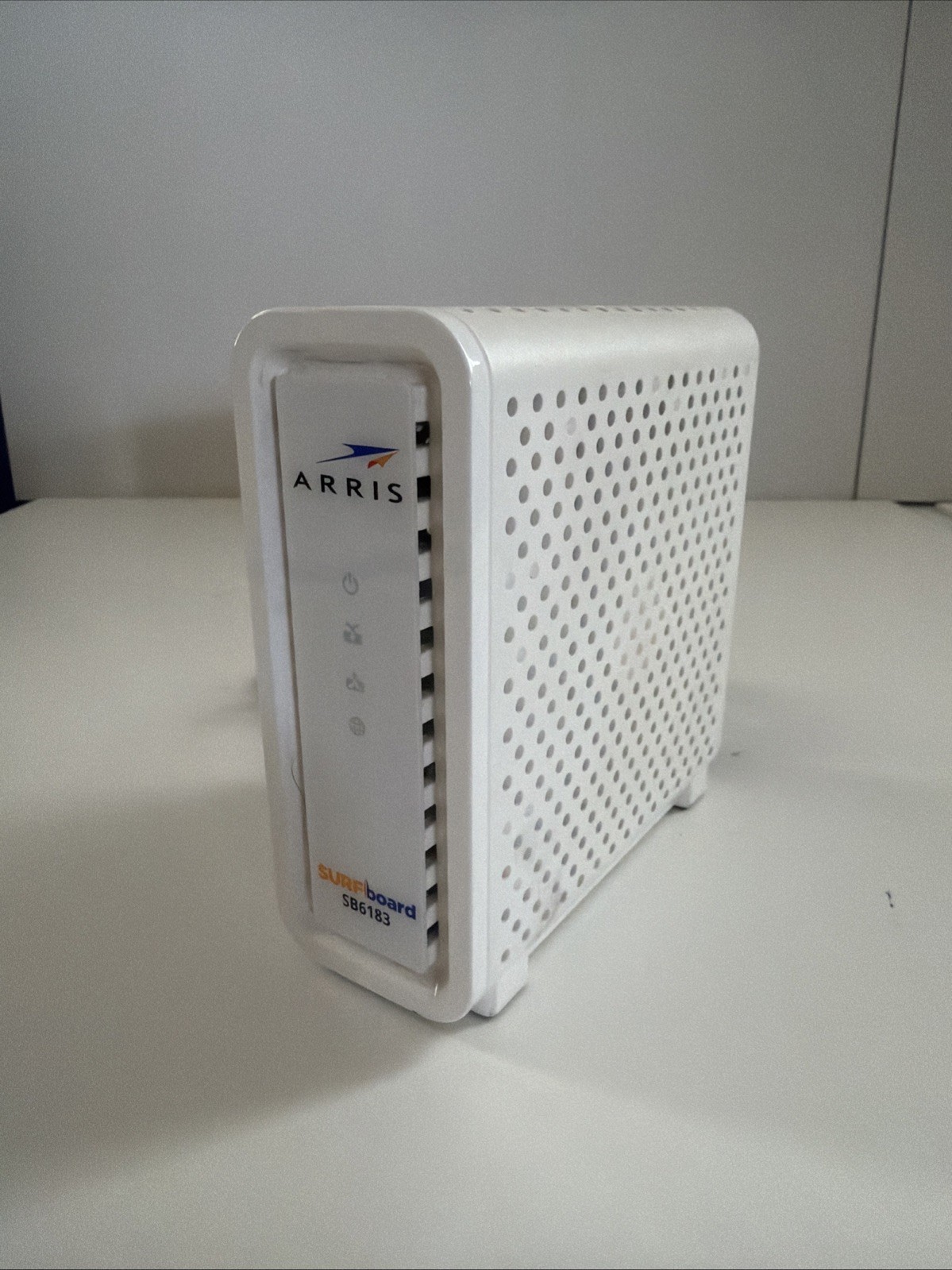 ARRIS SURFboard SB6183 DOCSIS 3.0 Cable Modem with Power Cable – White, TESTED
