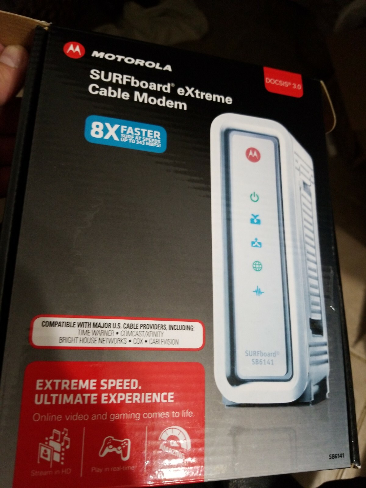 ARRIS SURFboard SB6141 DOCSIS 3.0 Cable Modem