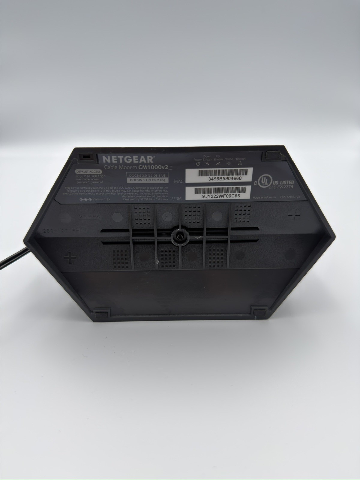 NETGEAR CM1000 v2 – DOCSIS 3.1 Cable Modem