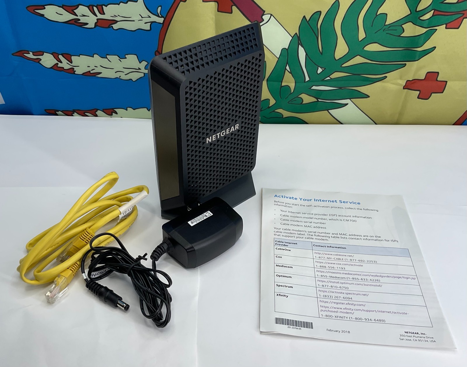 Netgear CM700 High Speed Cable Modem DOCSIS 3.0 Up To 1.4Gbps Xfinity Spectrum &
