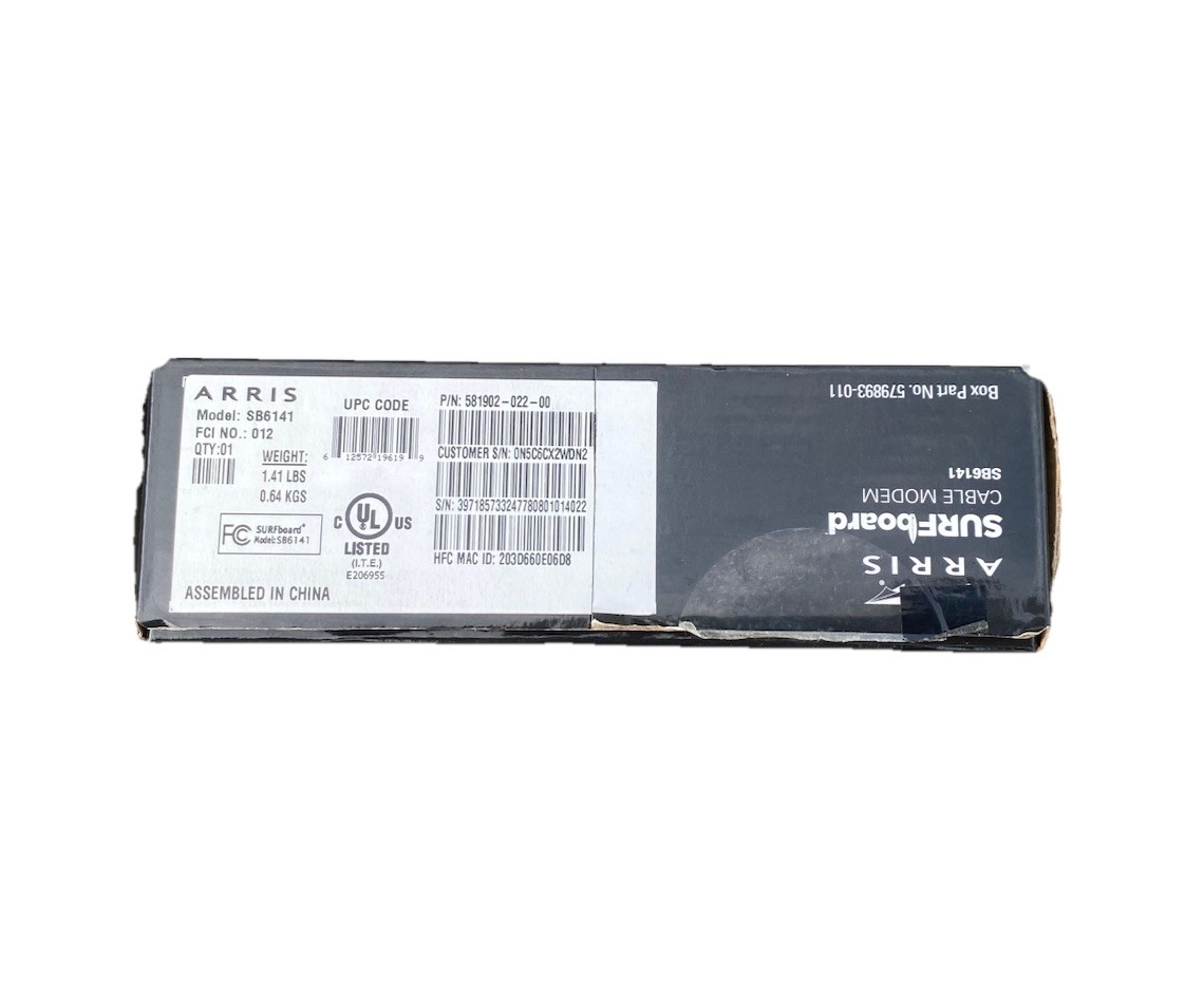 NEW OPEN BOX ARRIS SURFboard SB6141 Docsis 3.0 Cable Modem
