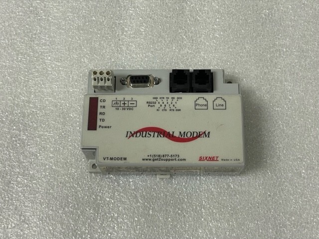Sixnet VT-MODEM-1 Industrial Modem Used