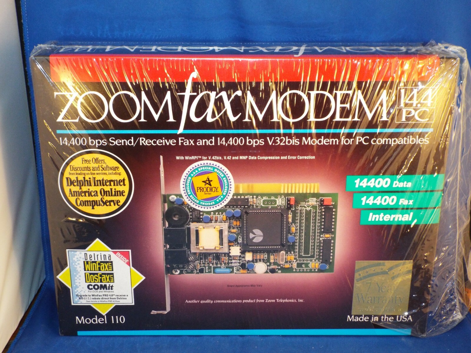 Zoom Fax Modem 14.4 PC Model 110
