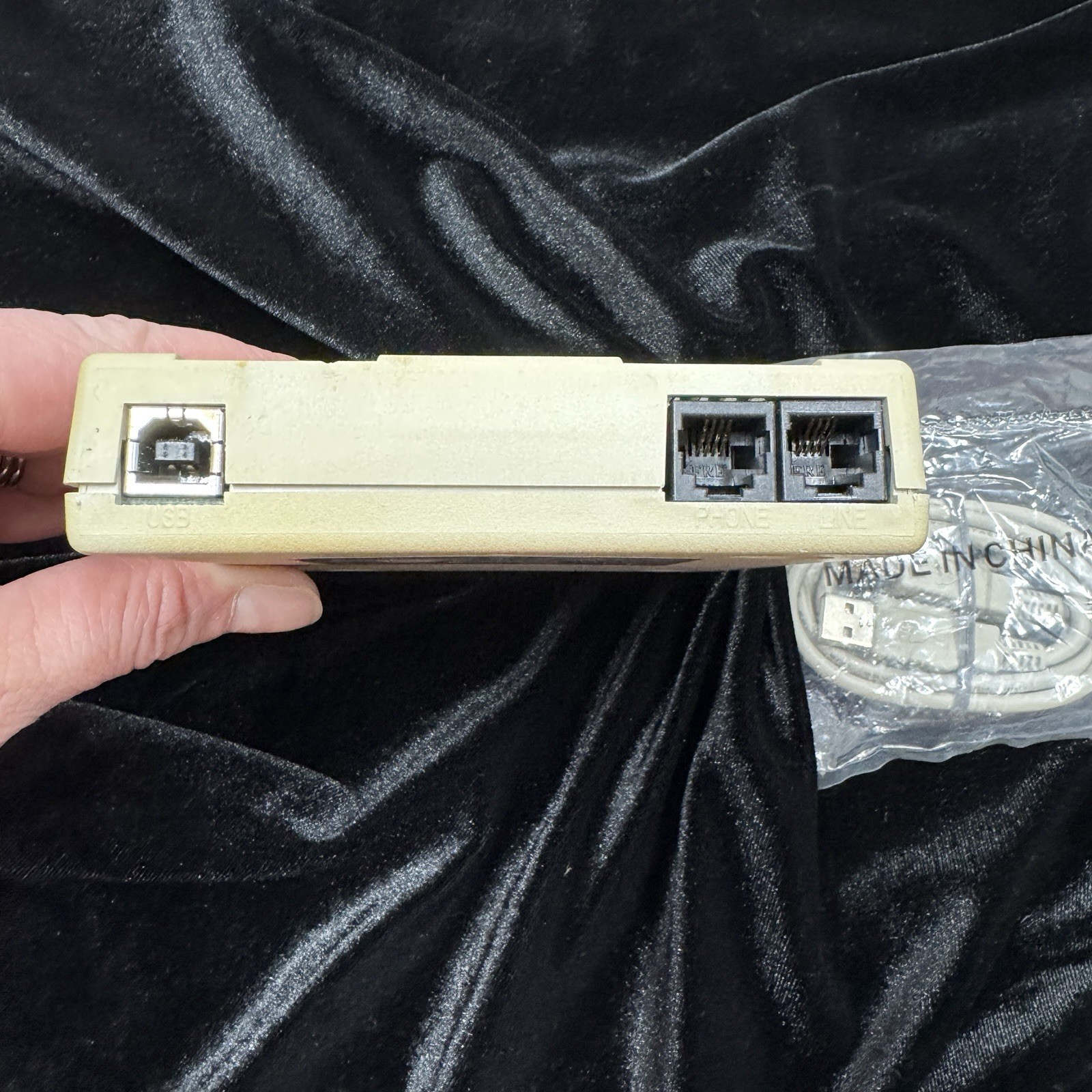 Multitech MT5634ZBA-USB-V92-AV DataFax World USB 56K Modem – Working
