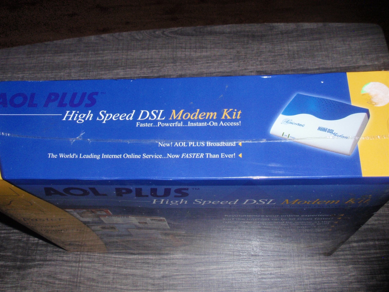 AOL Plus High Speed DSL Modem Kit New Complete Sealed In Box Actiontec Qwest USB